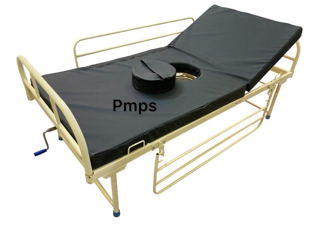 Pmps Semi Fowler Inbuilt Ms Steel Frame Work Commode Bed With